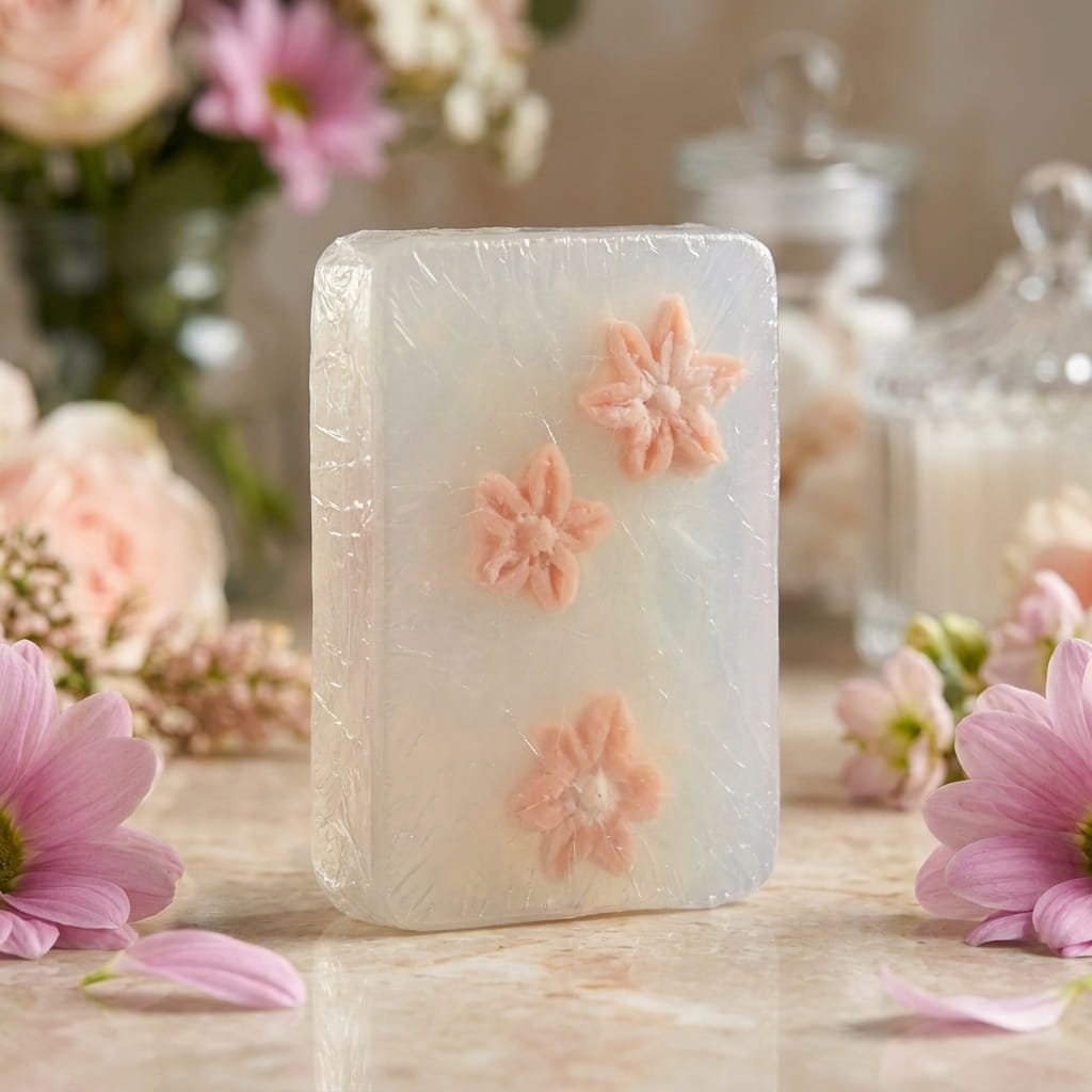 Cute Flower Glycerin Soap