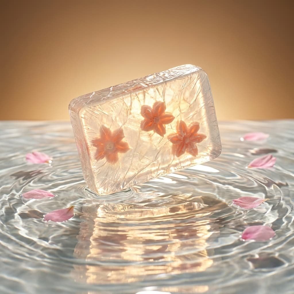 Cute Flower Glycerin Soap