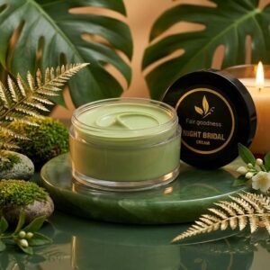 Fair.goodness Night Bridal Cream | Overnight Moisturizing Cream for Glowing & Nourished Skin | Bridal Skincare Night Cream