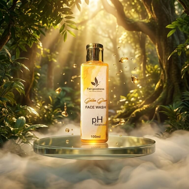 Fair.goodness Golden Glow Face Wash – pH Balanced